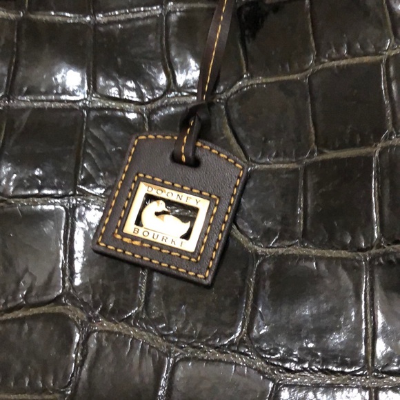 Dooney and Bourke croc handbag - Picture 3 of 10